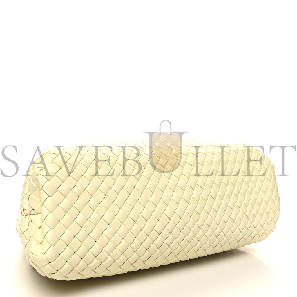 BOTTEGA VENETA NAPPA INTRECCIATO SMALL PADDED THE HANDLE TOTE ZEST WASHED  (30*20*10cm)