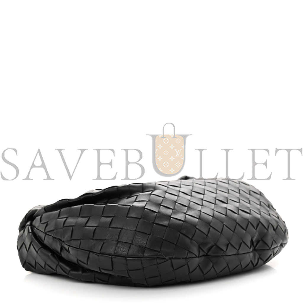 BOTTEGA VENETA NAPPA INTRECCIATO TEEN JODIE HOBO BLACK (36*23*8cm)