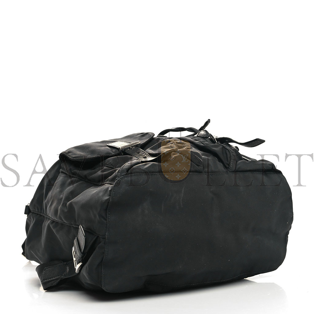 PRADA NYLON VELA MEDIUM BACKPACK BLACK (30*30*14cm)