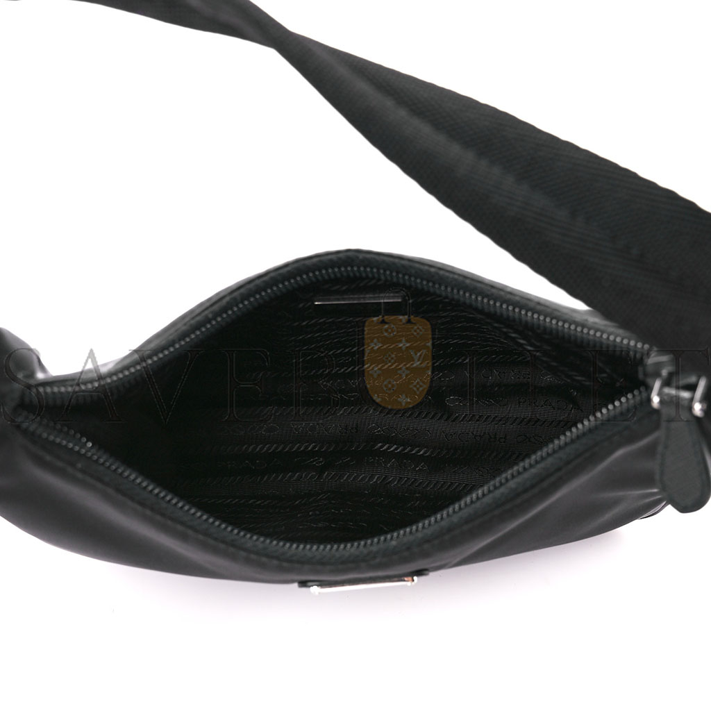 PRADA TESSUTO NYLON MINI RE-EDITION 2000 BAG BLACK (22*13*6cm)