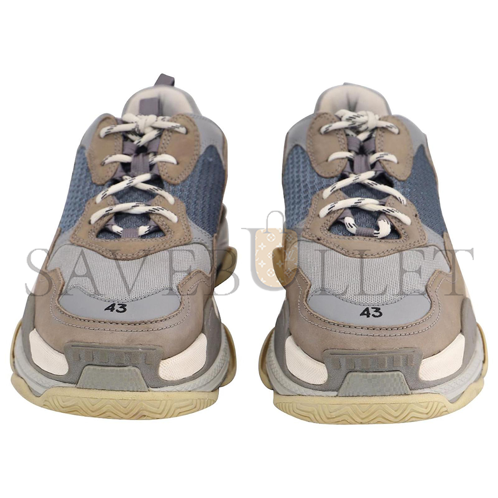 BALENCIAGA TRIPLE S SNEAKERS IN GREY POLYURETHANE 536737W09O11259