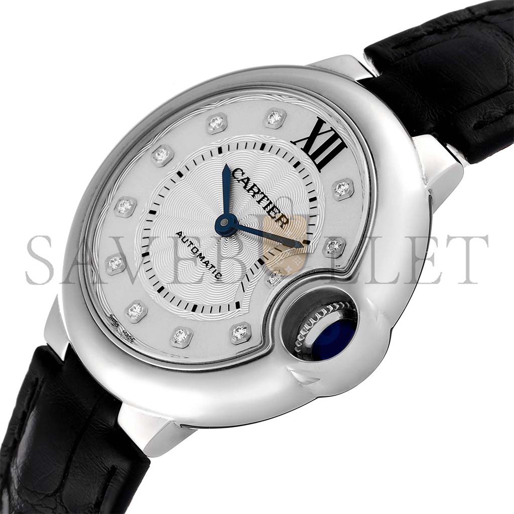 CARTIER BALLON BLEU 33MM WOMEN'S WATCH W4BB0009