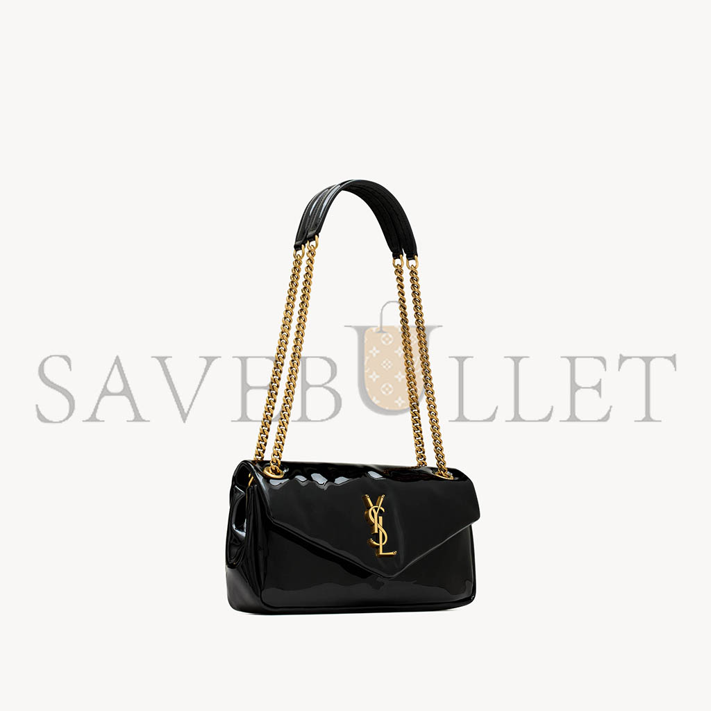 YSL CALYPSO SMALL IN PATENT LEATHERB 734153AHG071000 (26*14*7cm)