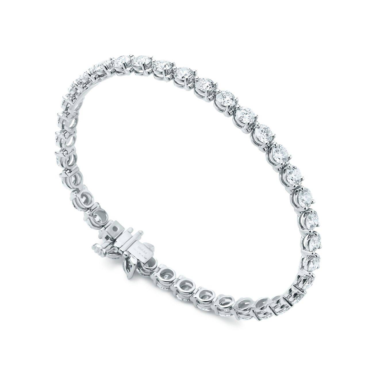 TIFFANY VICTORIA® TENNIS BRACELET IN PLATINUM WITH DIAMONDS