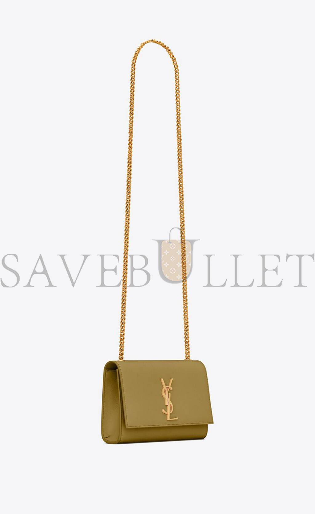 YSL KATE SMALL CHAIN BAG IN GRAIN DE POUDRE EMBOSSED LEATHER 469390BOW0W3321 (20*12.5*5cm)