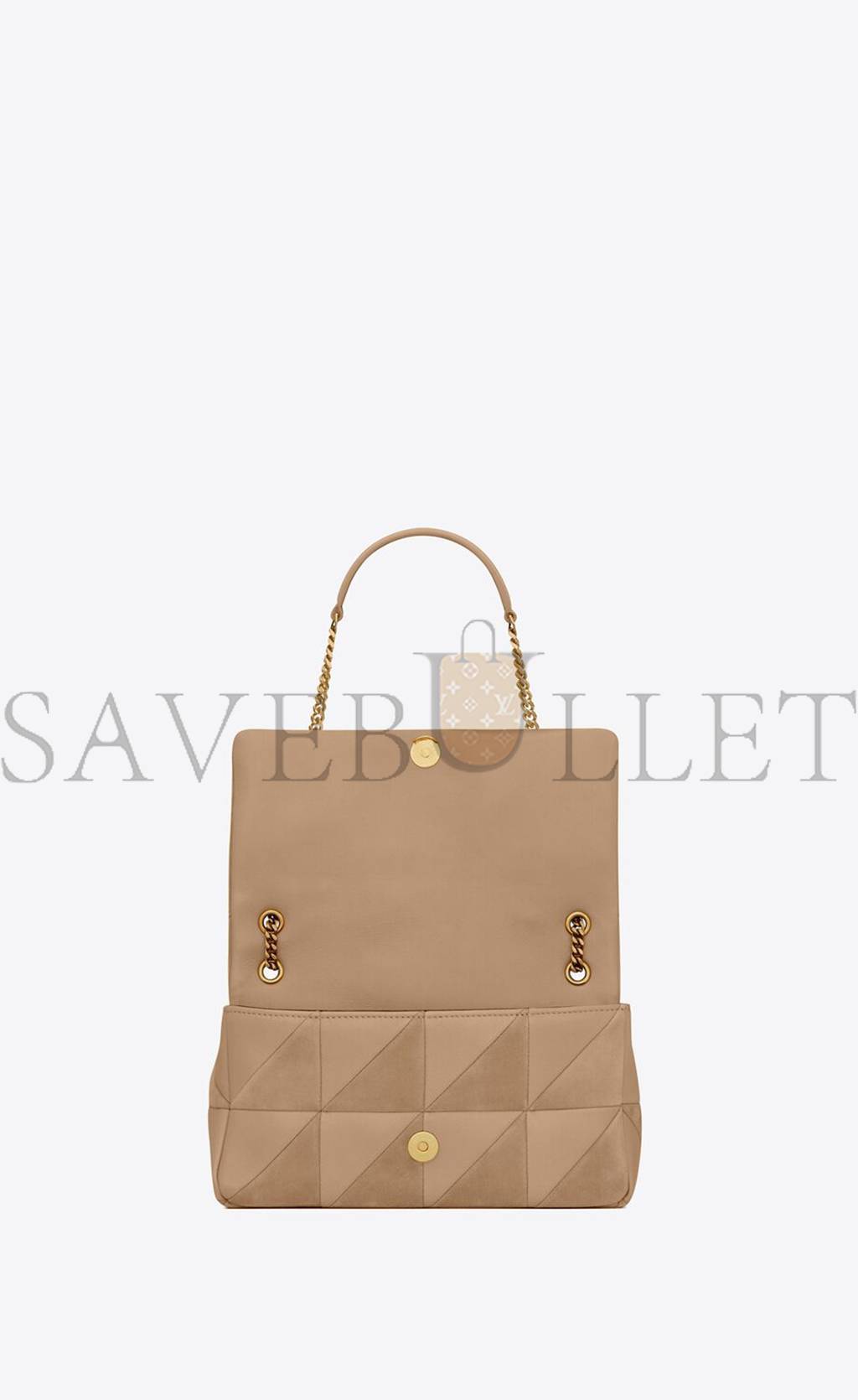 YSL JAMIE MEDIUM CHAIN BAG IN LAMBSKIN AND SUEDE 515821COPP72646 (25*15*7.5cm)