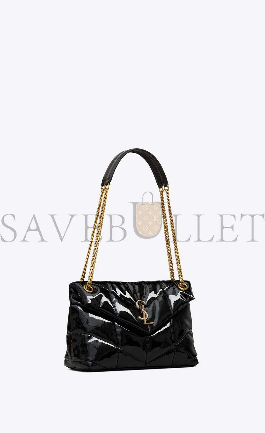 YSL PUFFER SMALL CHAIN BAG IN QUILTED VINYLE 577476HSR271072 (29*17*11cm)