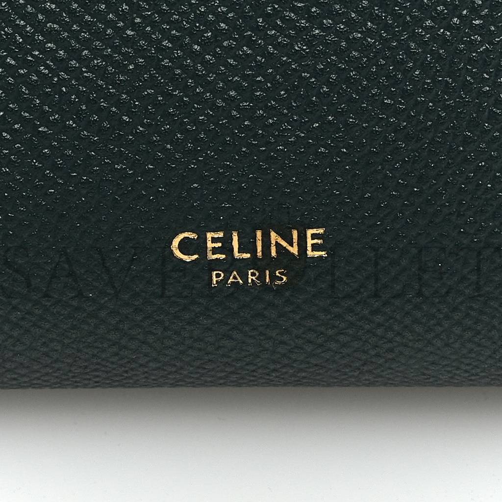 CELINE GRAINED CALFSKIN NANO BELT BAG AMAZONE (20*19*11cm)